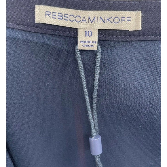 Rebecca Minkoff Madeline Pleated Skirt Striped A-Line Size 10 NWT $228 - Picture 5 of 10